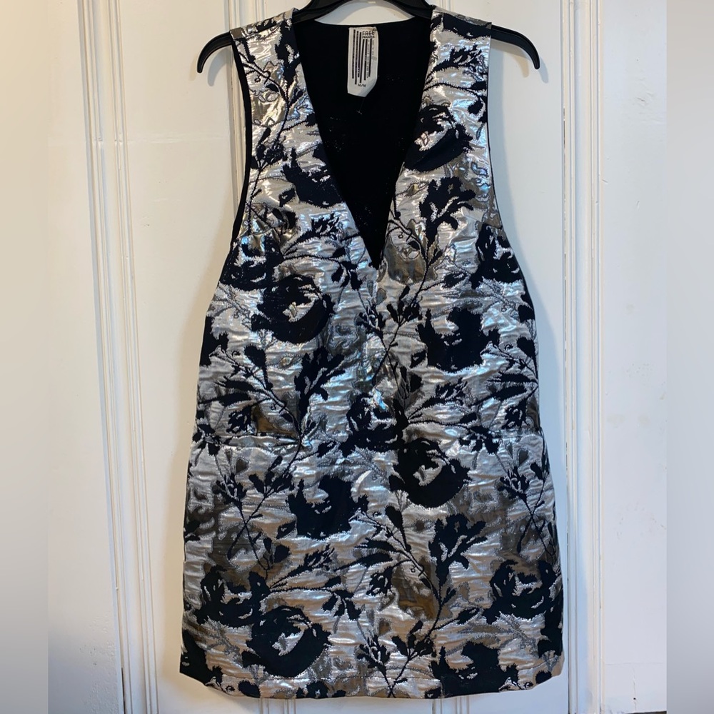 Free People Metallic silver Dress / Tunic